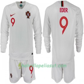 Jalkapallo Pelipaidat Portugali EDER 9 Lasten World Cup 2018 Vieraspaita Pitkähihainen